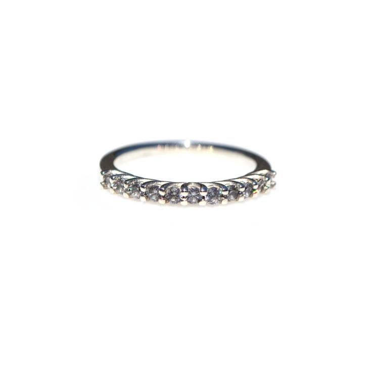 Sharing Wire Claw Band - Colourless Stones