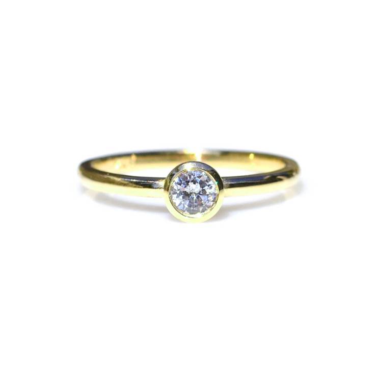 Small Bezel Ring