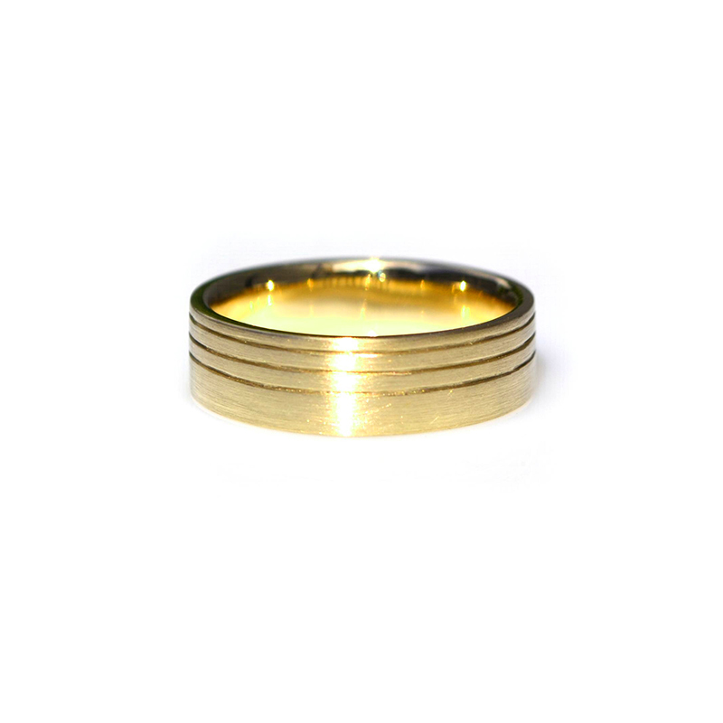 Flat Band With 3 Grooves