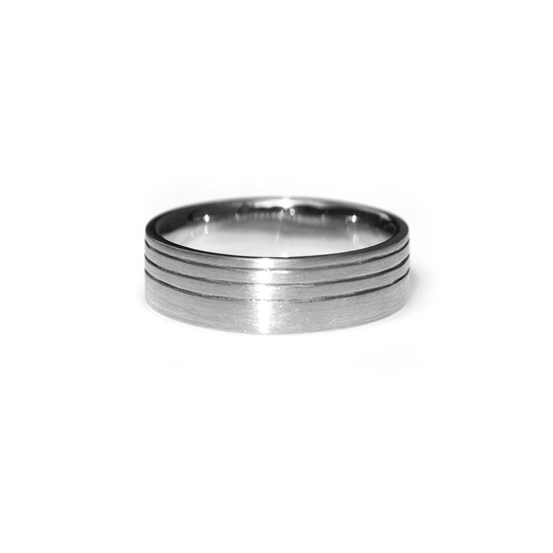 Flat Band With 3 Grooves - Image 2