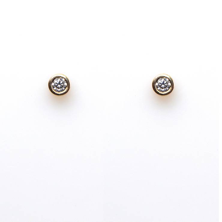 Small Bezel Studs